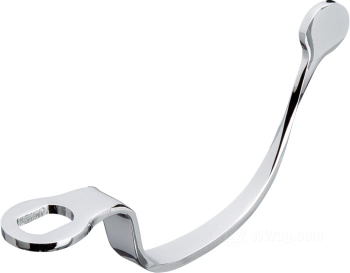 Leva de The Cyclery; para Amortiguador de dirección; para horquillas I-Beam; apropiado para modelos V 1930-1936; acero, cromado; reemplaza OEM HD 2778-30; Europa; peso bruto: 84 g