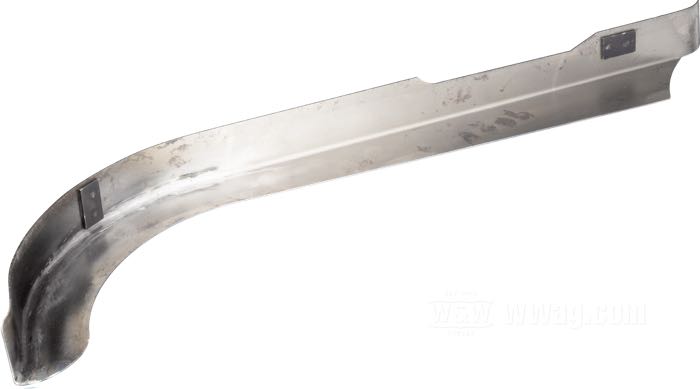 Chain guard by The Cyclery; fits V models 1934-1936; steel, bare; replaces OEM HD 3817-30; Europe; gross weight: 480 g