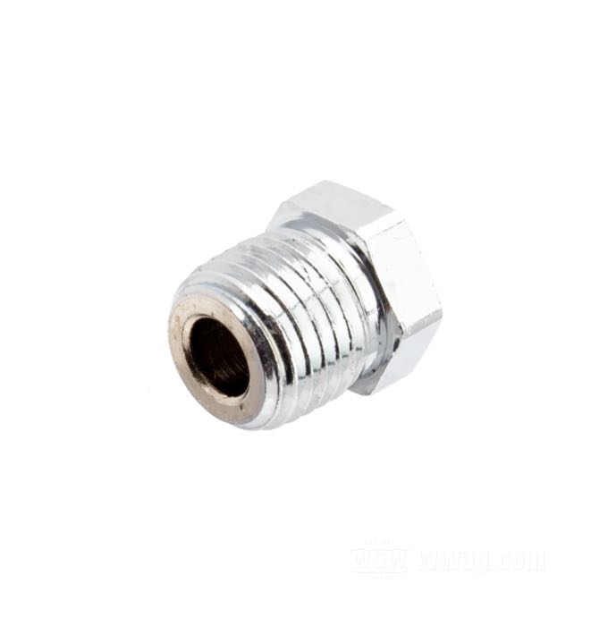 Ablassschraube; für Öltank; Stahl, verchromt, Sechskant; Ablassschraube: 1/4”-18 NPT; Bruttogewicht: 10 g