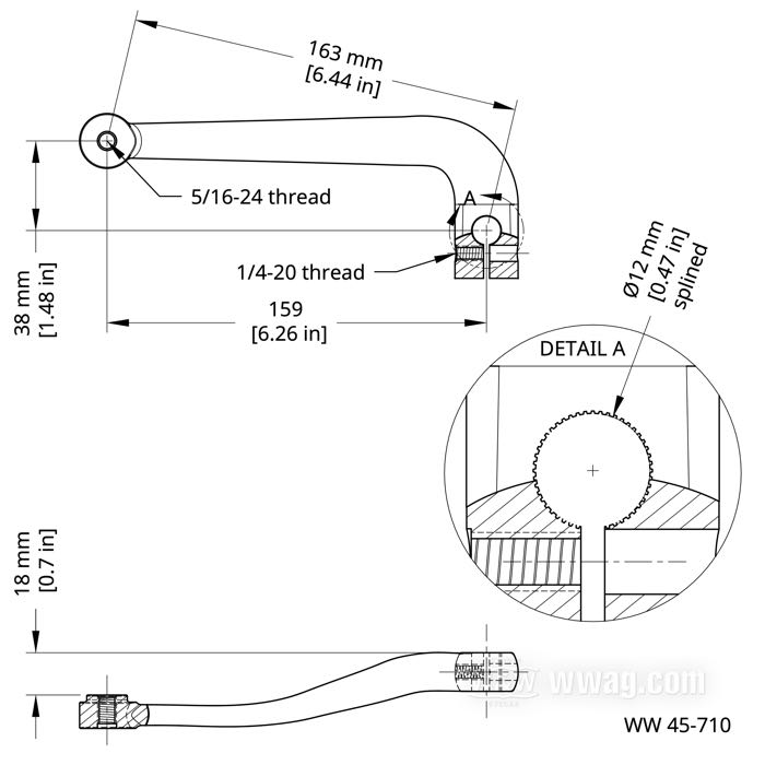 Braccetto del pedale cambio; atto per FX 1974-1985 (ecc. FXWG), FXST 1986-1989, FXSB e FXEF 1985; acciaio, cromato; dentata; rimpiazza OEM HD 34564-74; peso lordo: 360 g