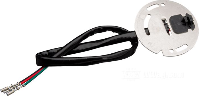Platillo sensor Hall; apropiado para Big Twin 1980-1995, Sportster 1980-1997; aluminio / plástico / cobre; reemplaza OEM HD 32400-80 y 32400-83; peso bruto: 60 g