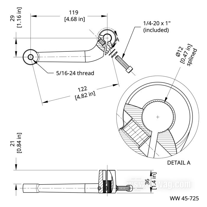 Palanca del pedal cambio; apropiado para Sportster 1986-1990; acero, cromado; dentado; reemplaza OEM HD 34606-86A; peso bruto: 320 g