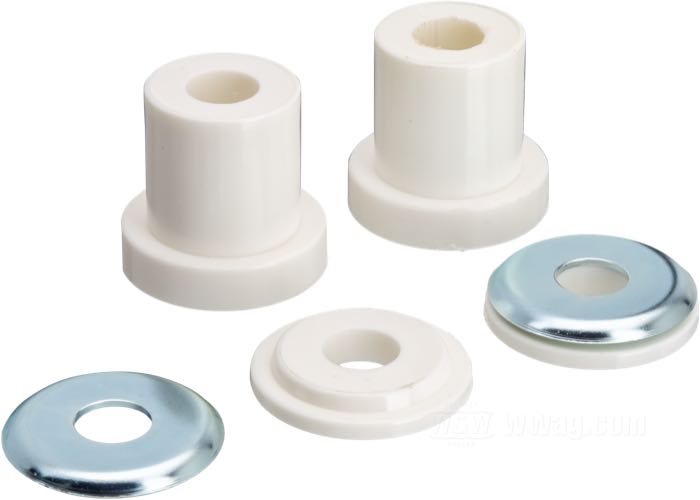 Kit di montaggio; atto per modelli 1973→ (ecc. Touring 5 e 6 marce); poliammide / acciaio; con rondelle cromate; peso lordo: 100 g