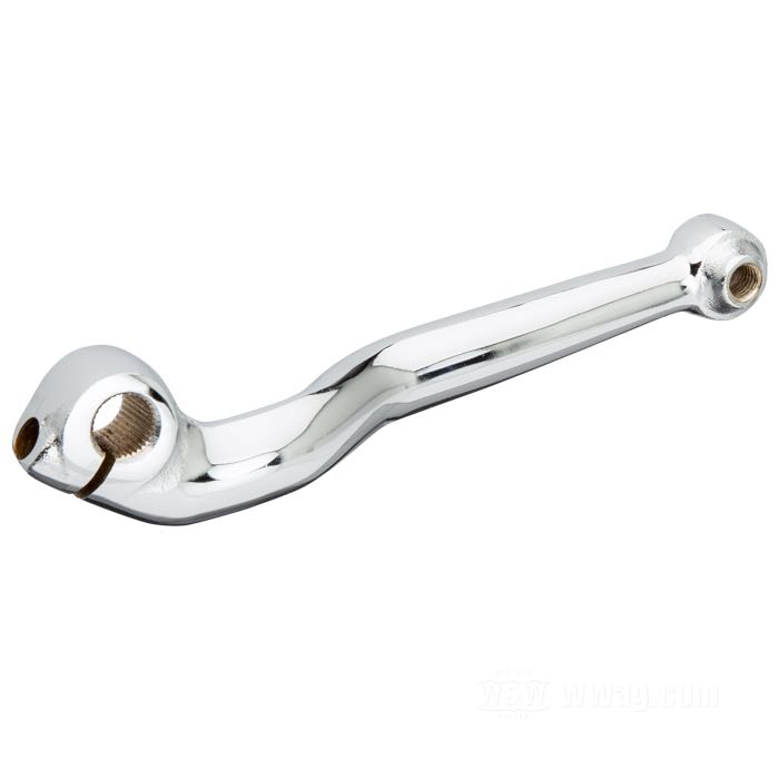 Braccetto del pedale cambio; atto per FXR 1982-1995; acciaio, cromato; dentata; rimpiazza OEM HD 34599-81; peso lordo: 290 g