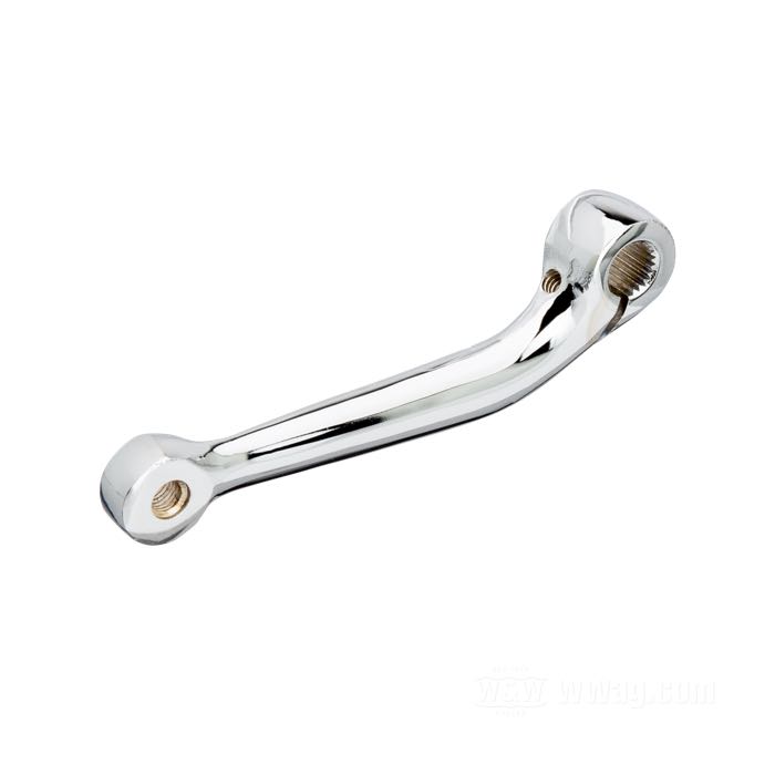 Palanca del pedal cambio; apropiado para Sportster 1977-1985; acero, cromado; dentado; reemplaza OEM HD 34606-75; peso bruto: 250 g