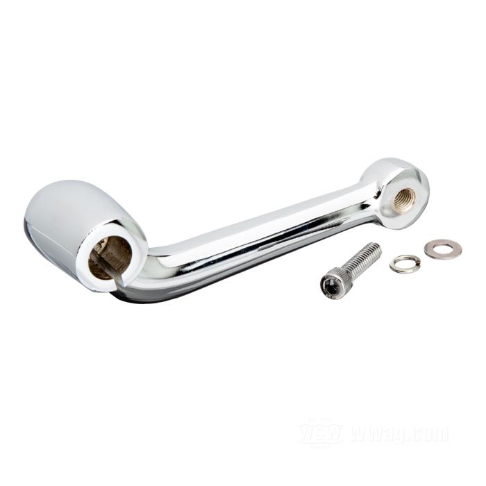 Palanca del pedal cambio; apropiado para Sportster 1986-1990; acero, cromado; dentado; reemplaza OEM HD 34606-86A; peso bruto: 320 g