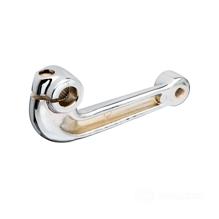 Foot shift lever; fits Sportster 1991-2003; steel, chrome-plated; splined; replaces OEM HD 34606-90, and 34615-94; gross weight: 310 g