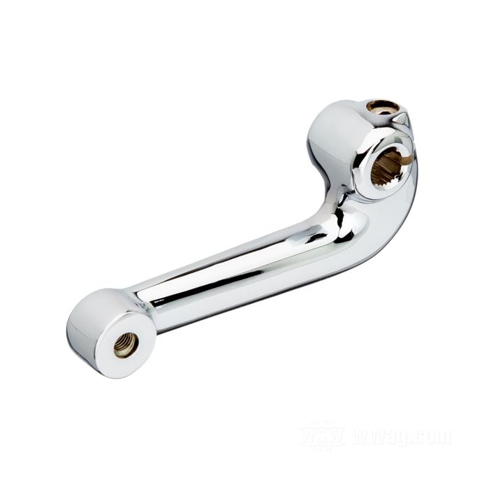 Foot shift lever; fits Sportster 1991-2003; steel, chrome-plated; splined; replaces OEM HD 34606-90, and 34615-94; gross weight: 310 g