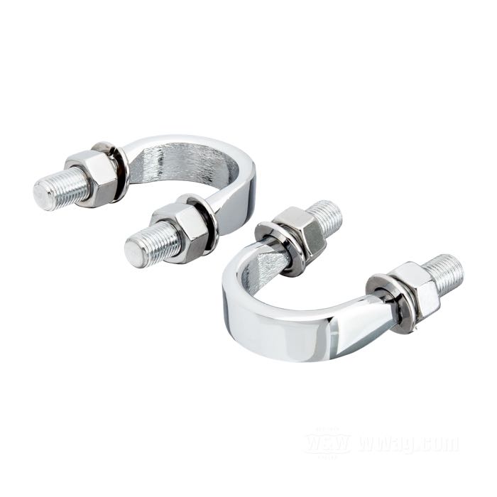 Kit de montage; pour Pare-chute; adaptable à Big Twin 1937-1947 et fin 1954-1957; acier, chromé; position: avant; remplace OEM HD 49064-36; poids brut: 163 g