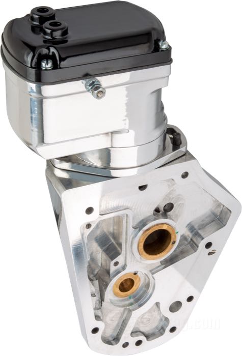 Magneto »M5« de Morris Magneto; apropiado para Big Twin Shovelhead y Evolution 1970-1999 / Big Twin 1993-1999; aluminio, pulido; con junta del cárter; EE. UU.; peso bruto: 5.7 kg