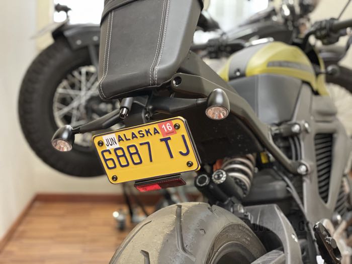 Kit de conversion pour support de plaque, feux arrière et clignotants »Lightning II« de SpeedFire; avec éclairage de plaque; Espagne; poids brut: 1.64 kg