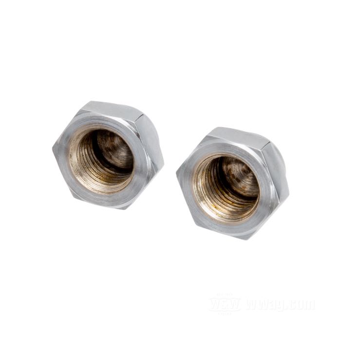 Nut kit; for Classic Springer Forks; fits models 1930-1957; lock; steel, chrome-plated; thread: 1/2”-20; replaces OEM HD 45648-36; gross weight: 30 g