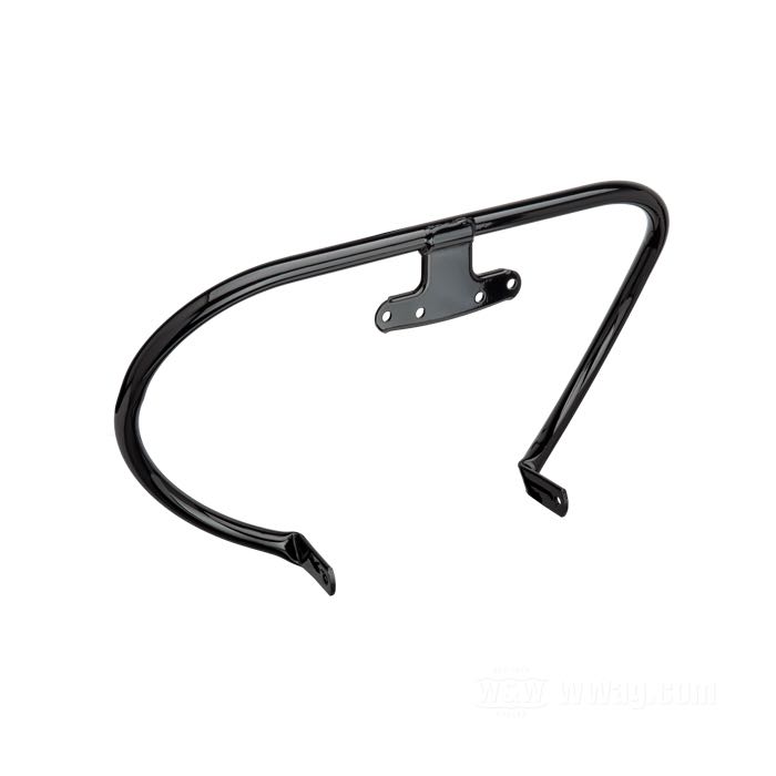 Pare-chutes; adaptable à Big Twin 1937-1947, 1954-1957; acier, noir; Ø 1”; position: avant; remplace OEM HD 49037-36; poids brut: 3.5 kg