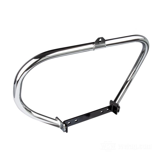 Defensas; apropiado para FX, FXWG, FXST 1972-1999; acero, cromado; Ø 1-1/4”; posición: delantero; reemplaza OEM HD 49016-72D; EE. UU.; peso bruto: 6.5 kg