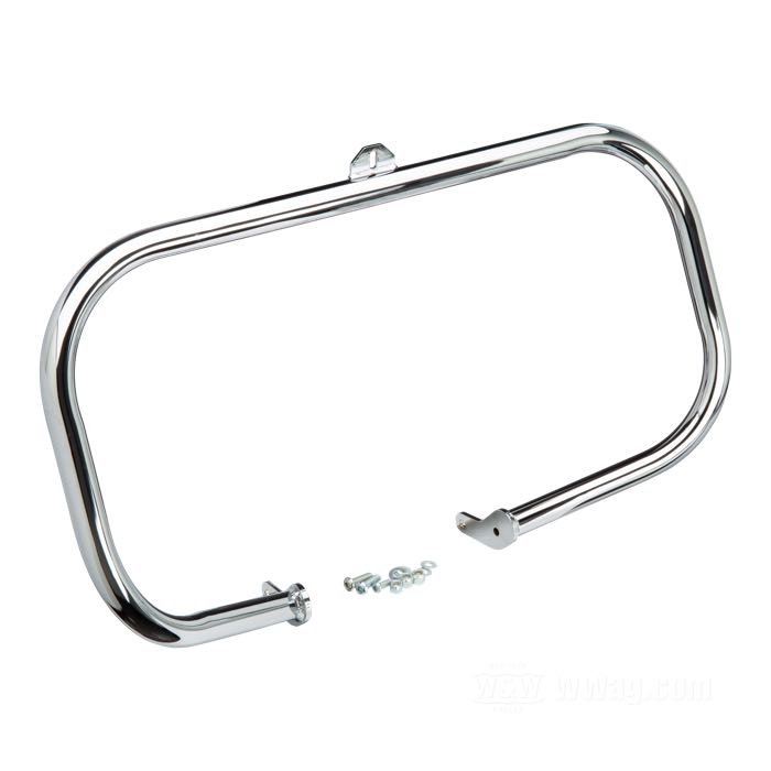 Defensas; apropiado para FLST 2000-2017; acero, cromado; Ø 1-1/4”; posición: delantero; reemplaza OEM HD 49004-00; EE. UU.; peso bruto: 4.8 kg