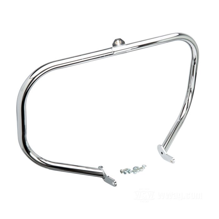 Defensas; apropiado para FLST 2000-2017; acero, cromado; Ø 1-1/4”; posición: delantero; reemplaza OEM HD 49004-00; EE. UU.; peso bruto: 4.8 kg