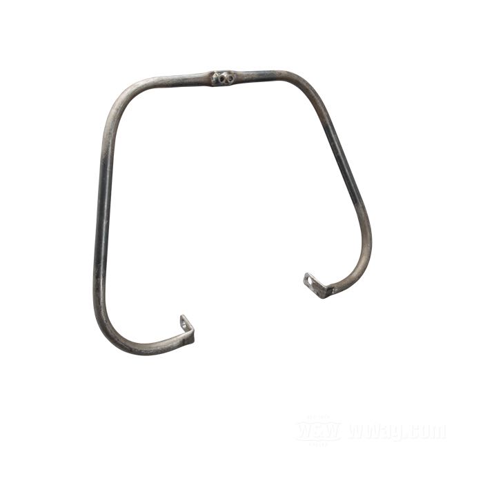 Defensas de The Cyclery; apropiado para para Big Twin Serie V 1930-1936; acero, natural; Ø 1”; posición: trasero; reemplaza OEM HD 13030-30; Europa; peso bruto: 1.63 kg