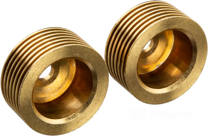 Anello di raffreddamento; ottone, DI: 14.6 mm / DE: 22 mm; peso lordo: 26 g
