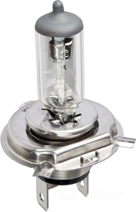 Lampadina »Standard« di Jahn; vetro / acciaio; tipo di lampadina: H4; 6 V; 60/55 W; basetta: P43t; peso lordo: 29 g