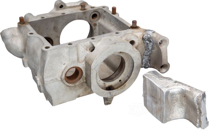 Support de The Cyclery; pour Carter primaire / Boîte de vitesses; adaptable à modèles V 1930-1935; alu coulé; Europe; poids brut: 274 g