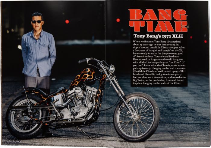 Rivista »Choppers Issue 3«; carta; larghezza x altezza: 215 x 295 mm; a colori; inglese; peso lordo: 390 g