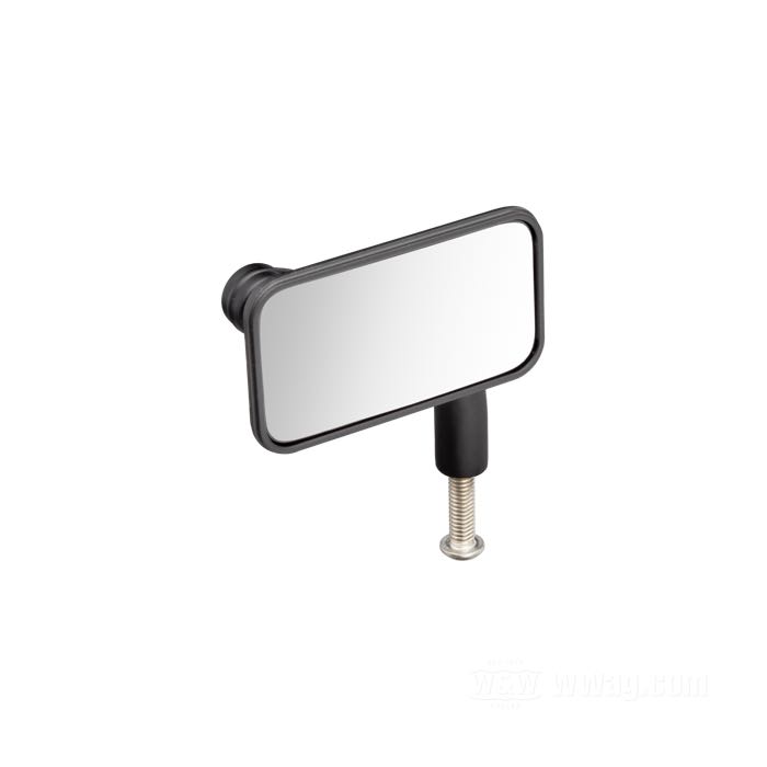Rückspiegel »Utility« von Biltwell Inc.; Aluminiumguss, mattschwarz; Gewinde: 5/16”-18; Montageposition: links und rechts; Maße Spiegelglas B x H: 87 x 46 mm; Länge Spiegelarm: 9.5 cm; mit Halteschraube aus Edelstahl; Bruttogewicht: 180 g