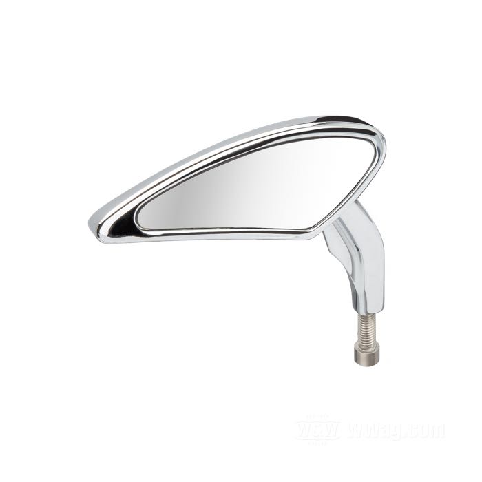 Rétroviseur »Torque« de Performance Machine; alu billet, chromé; largeur x hauteur: 106 x 42 mm; position: gauche; poids brut: 270 g