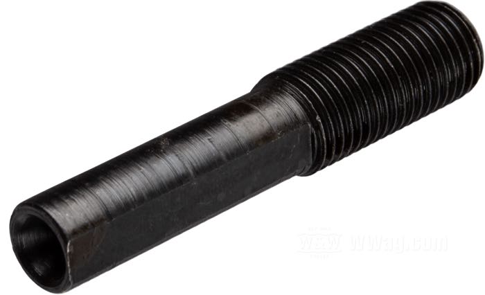 Vite regolazione; acciaio, brunito; lunghezza: 57 mm; filettatura: 7/16”-20; rimpiazza OEM HD 37090-84A; peso lordo: 30 g