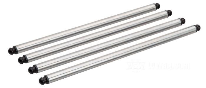 Kit de tiges de Colony; adaptable à Panhead 1948-1952; avec des culasses Shovelhead; aluminium, longueur: 238 mm + 243 mm; USA; poids brut: 220 g