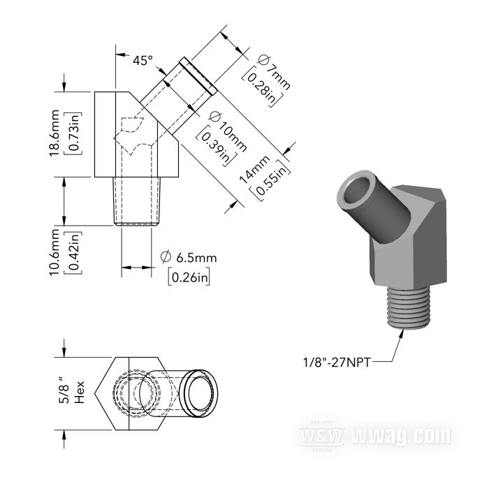 Raccord de durite d‘huile; pour Durite d'huile / Carter moteur / Durit de retour; pour durites de DI 3/8”; adaptable à XLCH 1953- early 1962, XLH 1958-1966; acier, CAD (procédé ZnNi); filet raccord: 1/8