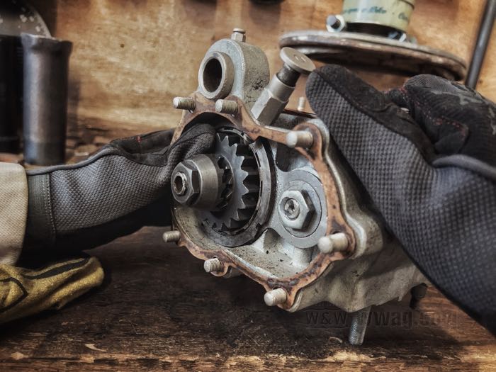 Ingranaggi avviamento di The Cyclery; atto per modelli IOE e V 1916-1930 / modelli IOE e V 1916-1930; acciaio; rimpiazza OEM HD 2146-16 e 2155-16; Europa; peso lordo: 253 g