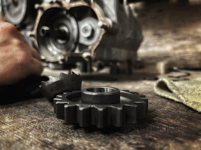Ingranaggi avviamento di The Cyclery; atto per modelli IOE e V 1916-1930 / modelli IOE e V 1916-1930; acciaio; rimpiazza OEM HD 2146-16 e 2155-16; Europa; peso lordo: 253 g