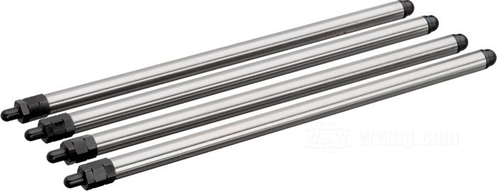 Pushrod kit by Andrews; for hydraulic unit; fits Shovelhead 1966-1984; steel; thread: 1/4”-28; replaces OEM HD 17904-66; gross weight: 440 g