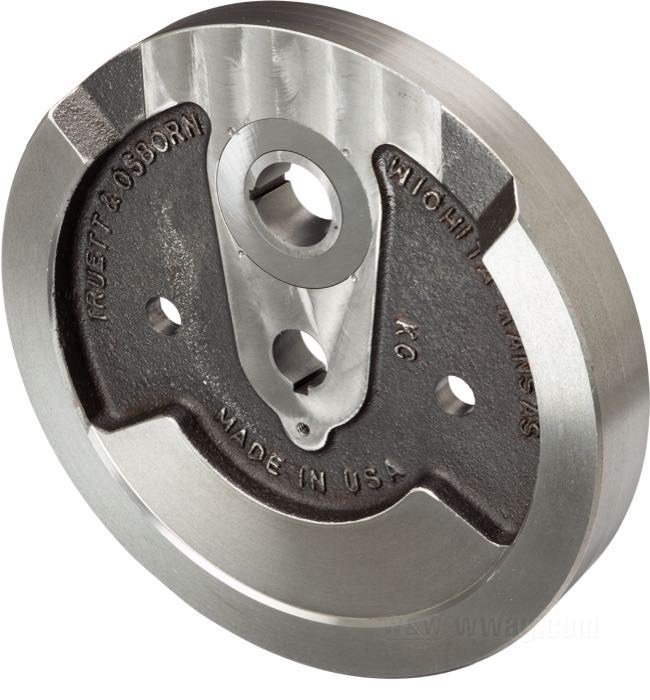 Masses de vilebrequins de Truett & Osborn; adaptable à modèles W, WR, WLDR et G 1937-1973; 45”/750 cc ; acier; Ø 7-7/8”; course: 3-13/16 ”; remplace OEM HD 338-32, 339-37, 23916-32 et 23936-37; USA; poids brut: 8.66 kg
