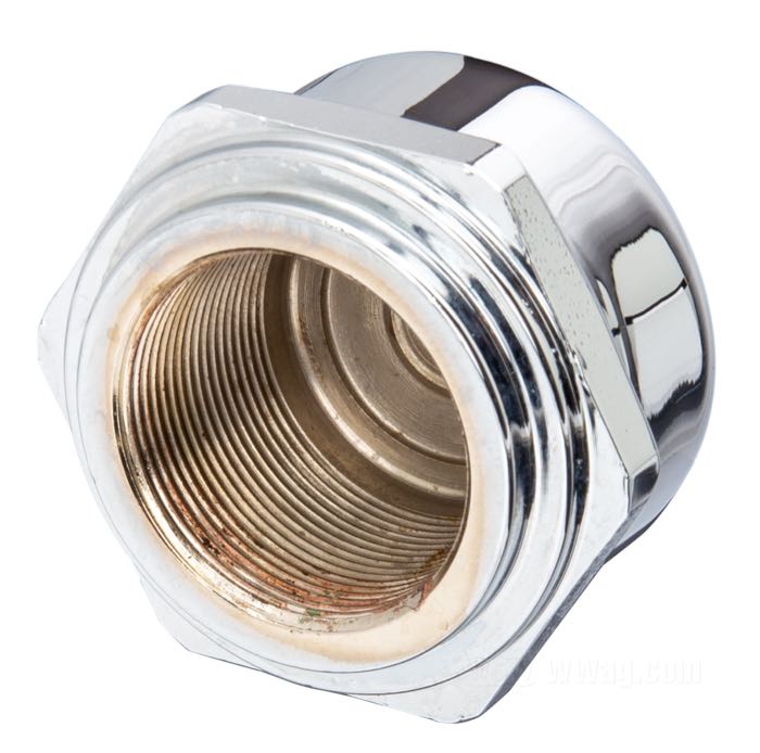 Dado sterzo »Custom Cap«; atto per FL(H) 1949-1984, FX(D)WG 1980-2007, FXST 1984-2008; acciaio, cromato; peso lordo: 130 g