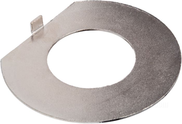 Tab washer; for Stem nut; fits FL(H) 1960-1984, FX(D)WG 1980-2007, FXST 1984-2008; steel; replaces OEM HD 45717-63; USA; gross weight: 11 g