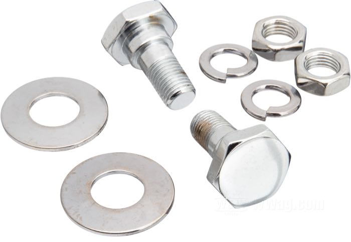 Kit de montaje de Colony; para Caballete trasero; apropiado para W(L) 1939-1952, Big Twin 1938-1957; acero / acero para resortes, cromado; reemplaza OEM HD 49570-38 y 0129; EE. UU.; peso bruto: 90 g