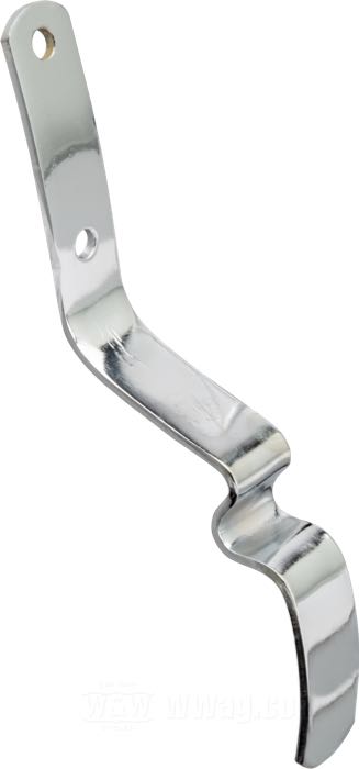 Loqueteau; pour Béquille arrière; adaptable à 45 cui/750cc Solo 1936-1952; acier, chromé; remplace OEM HD 49581-36; poids brut: 110 g