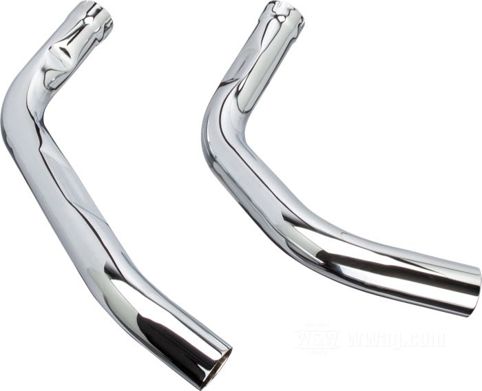 2-2 Header pipes by The GasBox; fits Sportster 1962-1964; steel, chrome-plated; header Ø: 1-3/4”; without approval marks; USA; gross weight: 1.23 kg