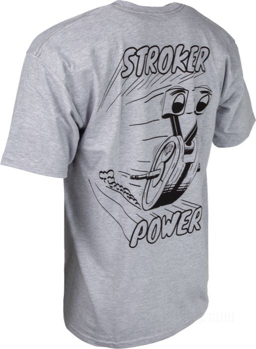 T-shirt »Stroker Power« by S&S; cotton, grey; size: XXXL; USA; gross weight: 220 g