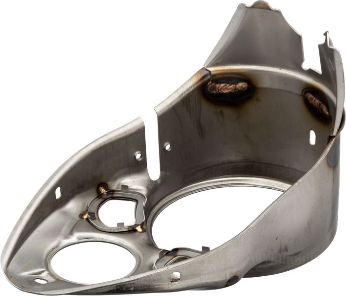 Cache de compteur »Skull«; adaptable à Knucklehead, Flathead 1938; acier, naturel; avec verres rouges, verts et transparents; remplace OEM HD 4516-38; poids brut: 600 g