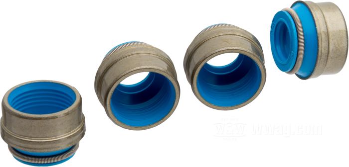 Joint de Manley; pour tige de soupape; adaptable à Evolution et Twin Cam →2004; acier / Viton; remplace OEM HD 18001-83; poids brut: 40 g