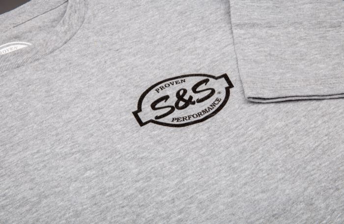 T-shirt »Stroker Power« by S&S; cotton, grey; size: XXXL; USA; gross weight: 220 g