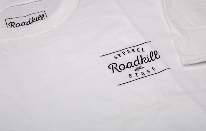 T-shirt »OUTSIDE OILERS« by Roadkill; cotton 150 g/m², white; size: S; gross weight: 159 g