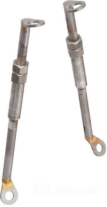 Ajustadores de The Cyclery; para Faro; apropiado para modelos J 1925-1928; acero, natural; reemplaza OEM HD 4982-25; Europa; peso bruto: 207 g