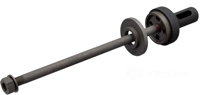 Breather tube/primary chain oiler by Colony; fits Panhead 1958-1963; steel, parkerized; thread: 5/16”-24; replaces OEM HD 24913-58, 24914-58, 24918-58, 24922-58, and 24925-58; USA; gross weight: 170 g