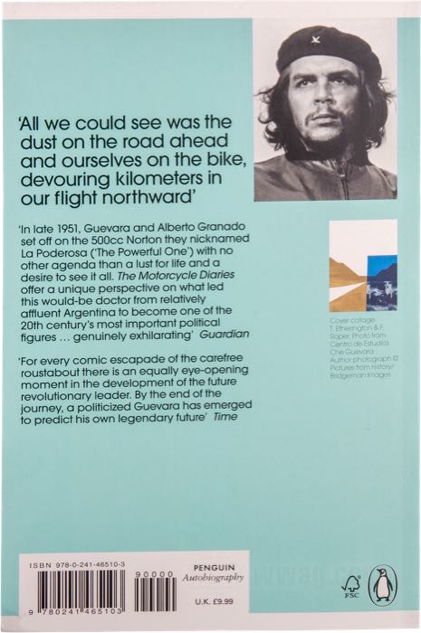 Book »The Motorcycle Diaries«; paper; width x height: 12.8 x 19.7 cm; by Ernesto Guevara; softcover; English; ISBN: 9780241465103; gross weight: 170 g