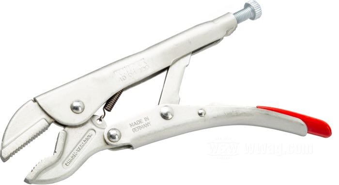 Pinza a morsetto di KNIPEX; acciaio cromo-vanadium, zincato; lunghezza: 180 mm; peso netto: 310 g; Germania; peso lordo: 383 g