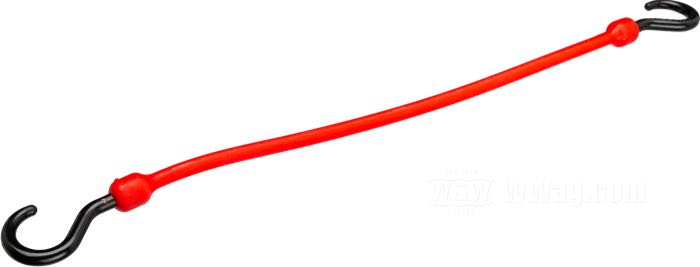 Bungee cord by The Perfect Bungee; polyurethane, red; length: 47 cm; Ø 9 mm; USA; gross weight: 51 g