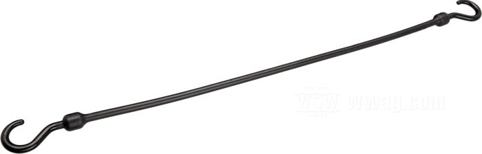 Bungee cord by The Perfect Bungee; polyurethane, black; length: 63 cm; Ø 9 mm; USA; gross weight: 61 g